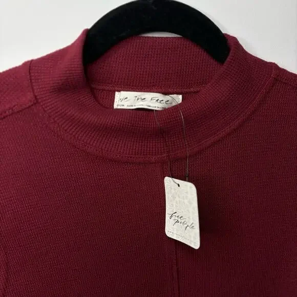 NWT Free People Gorgeous Thermal Cuff Long Sleeve Top - Picture 7 of 9